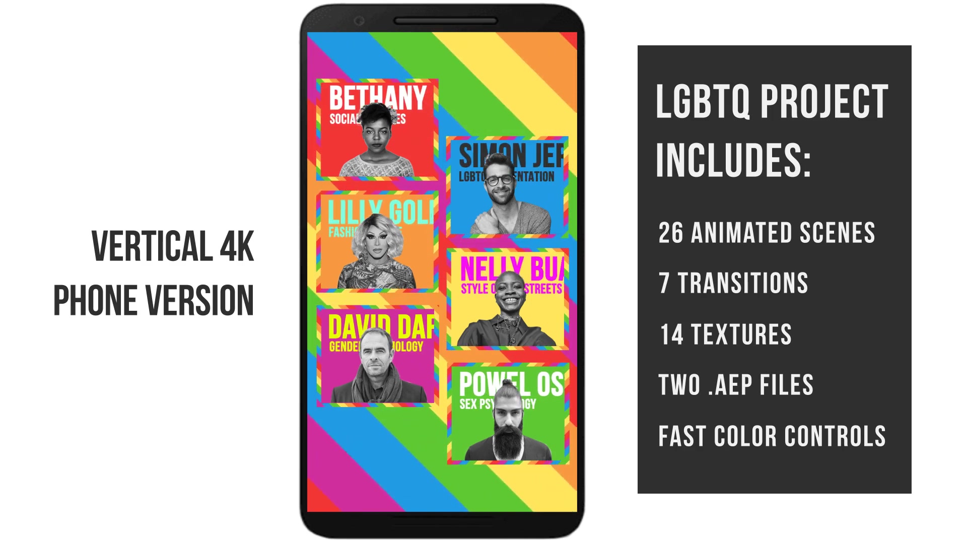 Pride LGBTQ Community Graphics Pack Videohive 27055016 After Effects Image 11
