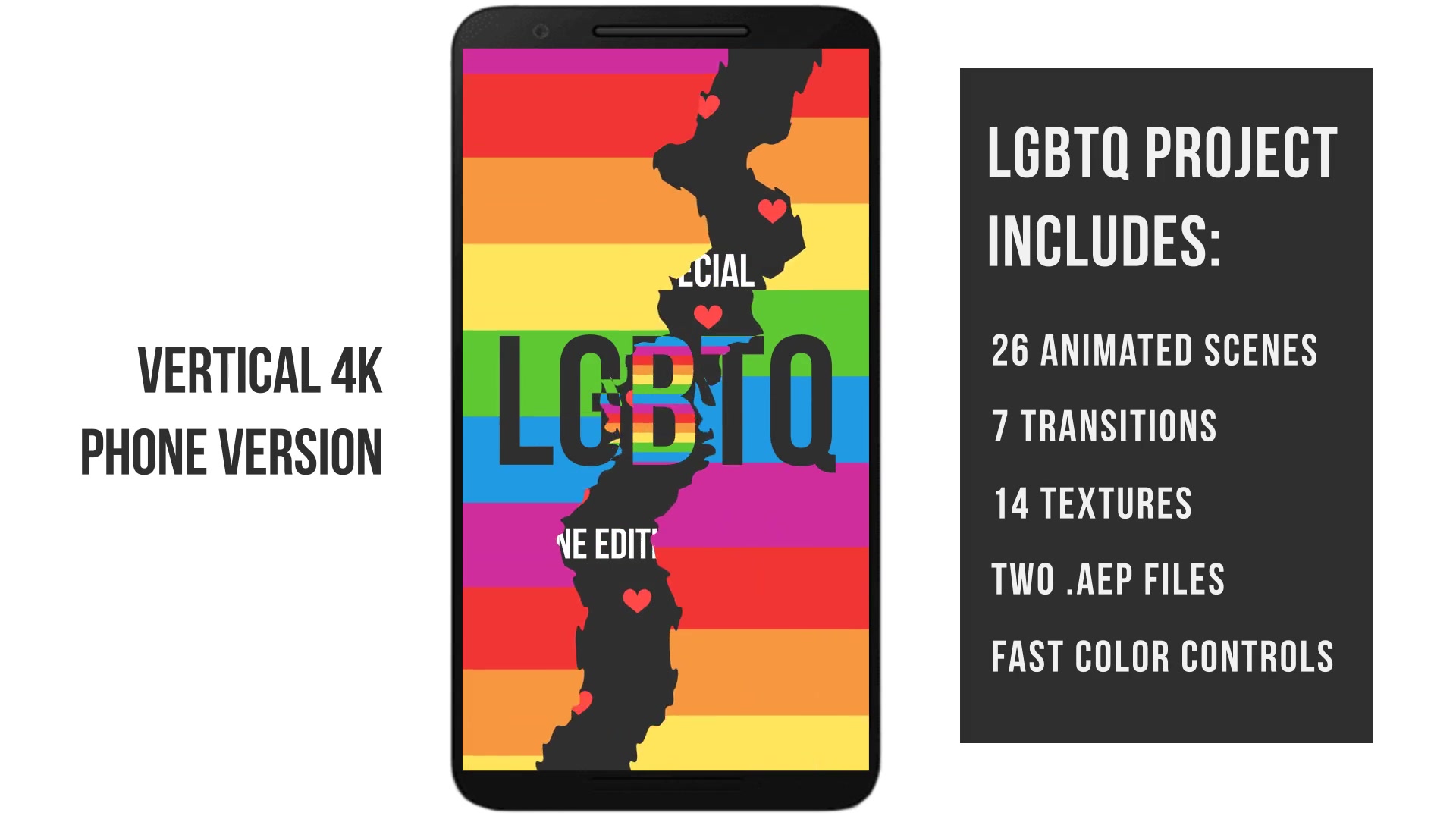 Pride LGBTQ Community Graphics Pack Videohive 27055016 After Effects Image 13
