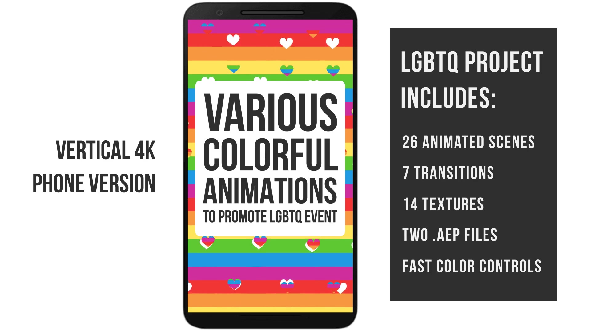 Pride LGBTQ Community Graphics Pack Videohive 27055016 After Effects Image 9