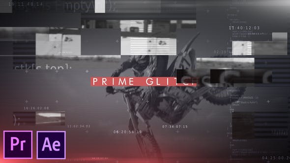 Prime Glitch Intro Premiere Pro - 27010886 Download Videohive