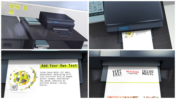 Printer Promo - Download Videohive 7461175