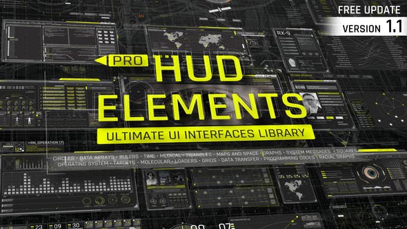 Pro HUD Elements Pack - 35846046 Download Videohive