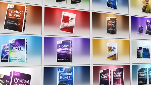 Product Boxes - Videohive 25098107 Download