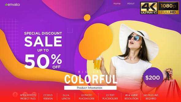 Product Promo | Special Colorful Sale B184 - Download Videohive 34457423
