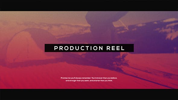 Production Reel l Glitch Promo - Download 19260213 Videohive