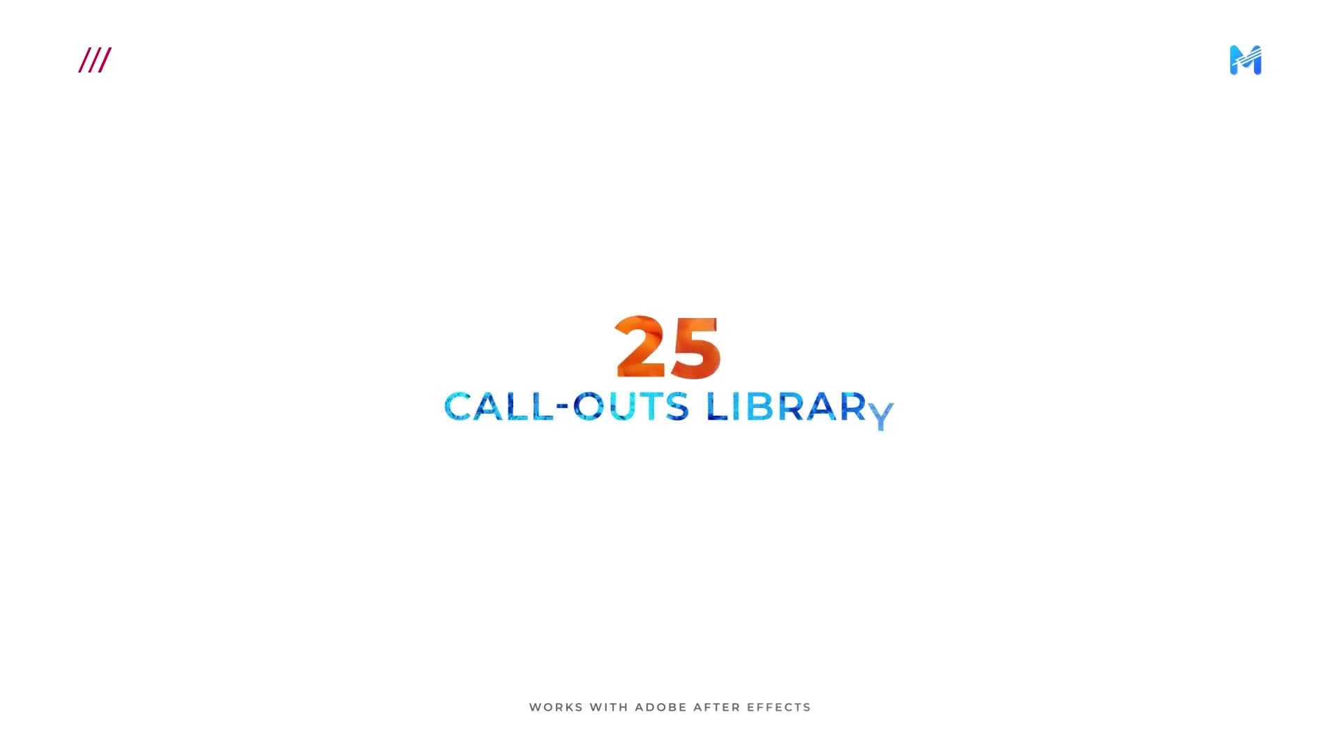 Professional Call Outs Library Videohive 21116032 After Effects Image 1