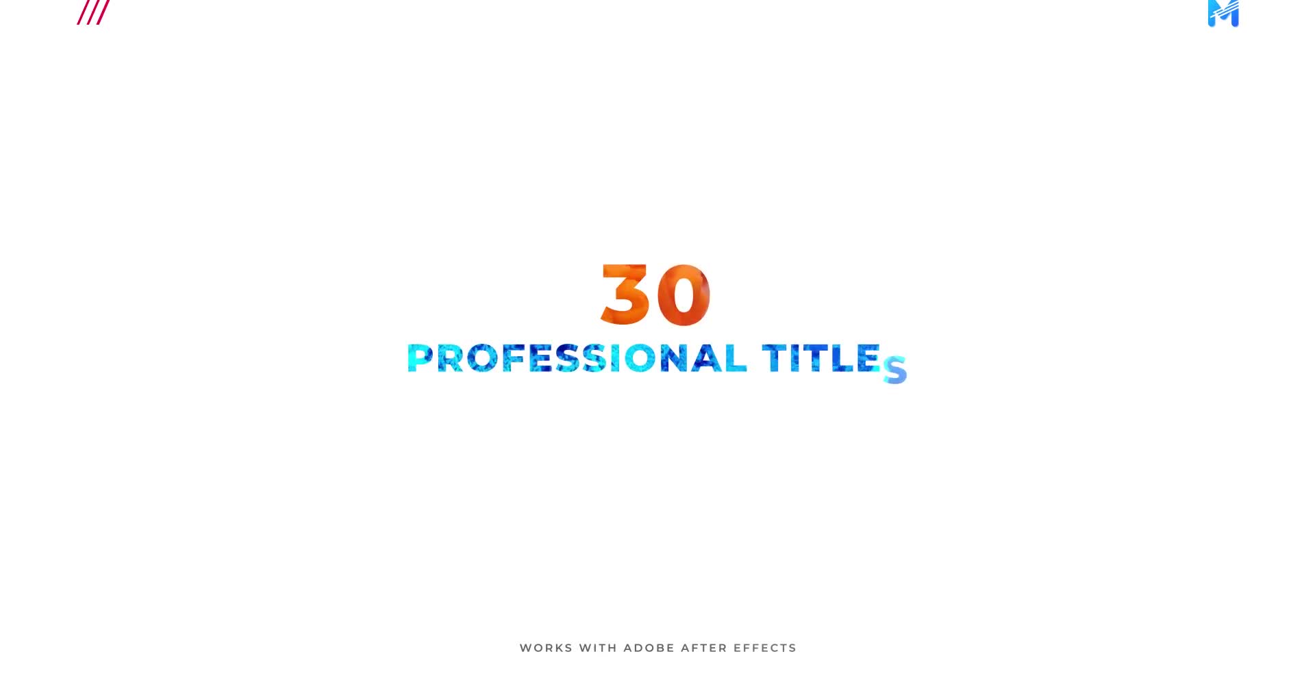 Professional Titles v1 Videohive 19823298 After Effects Image 1