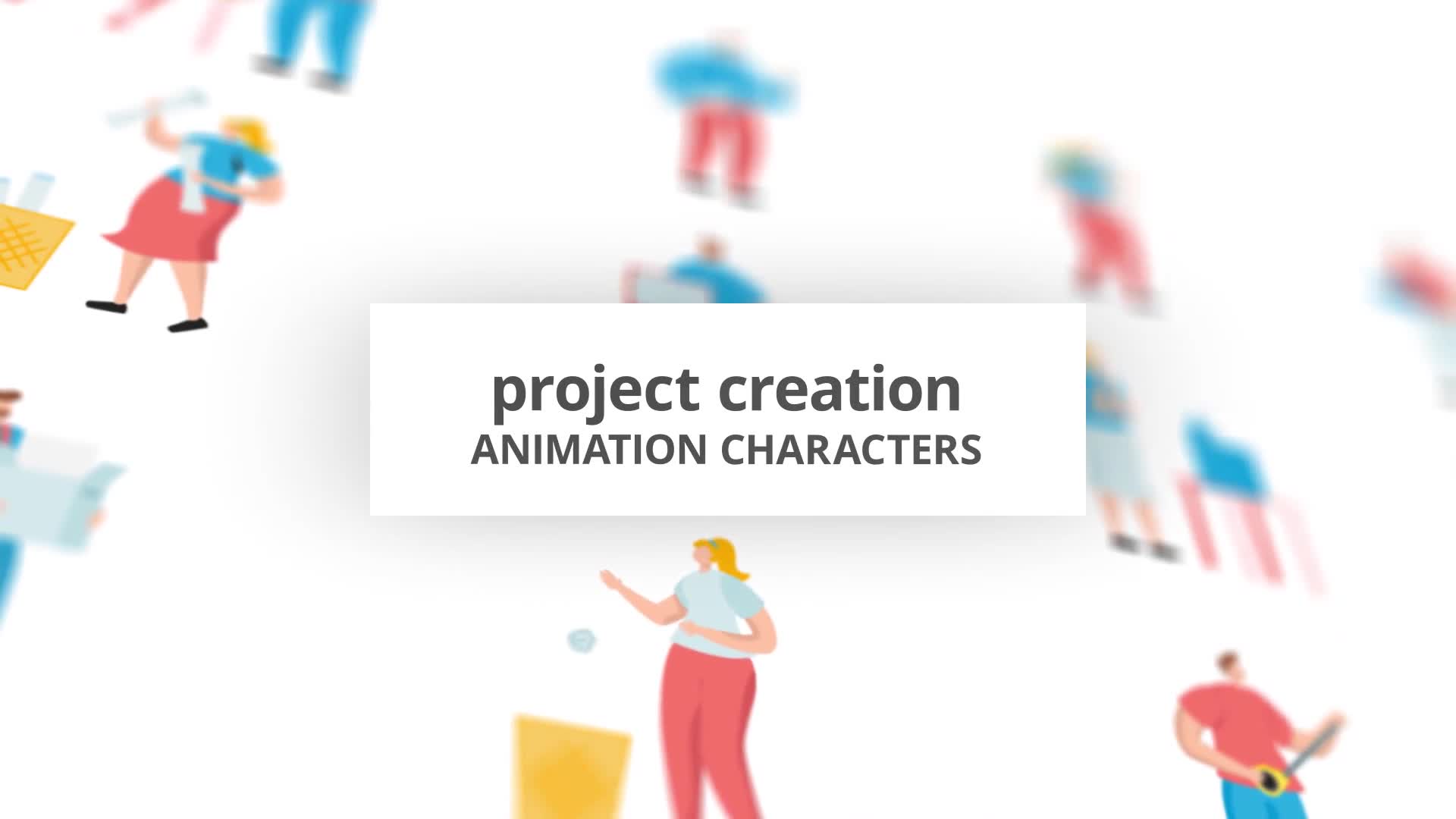 Project Creation Character Set Videohive 29102379 After Effects Image 1