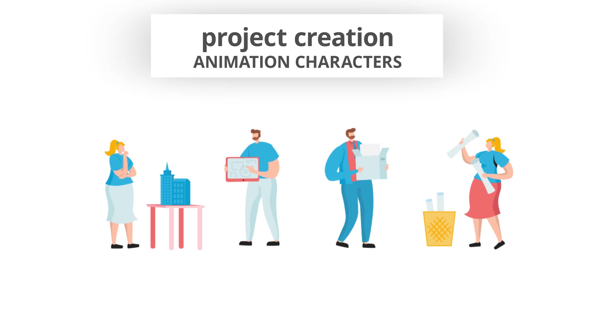 Project Creation Character Set Videohive 29102379 After Effects Image 7