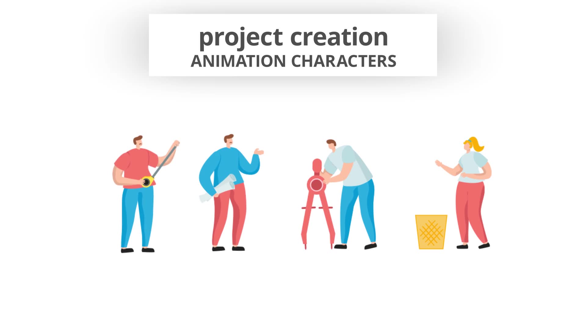 Project Creation Character Set Videohive 29102379 After Effects Image 9
