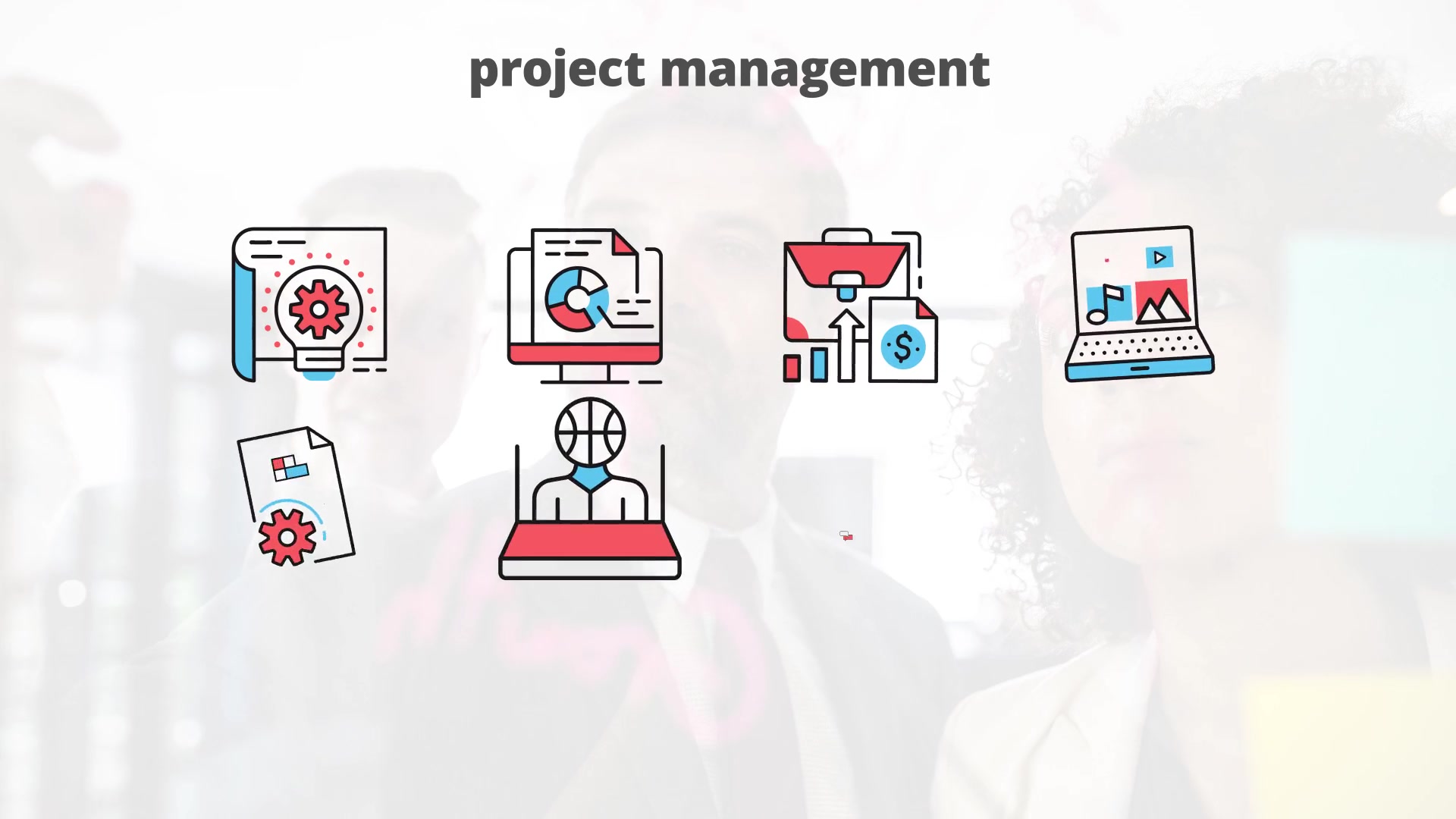 Project Managment – Thin Line Icons - Download Videohive 23454771