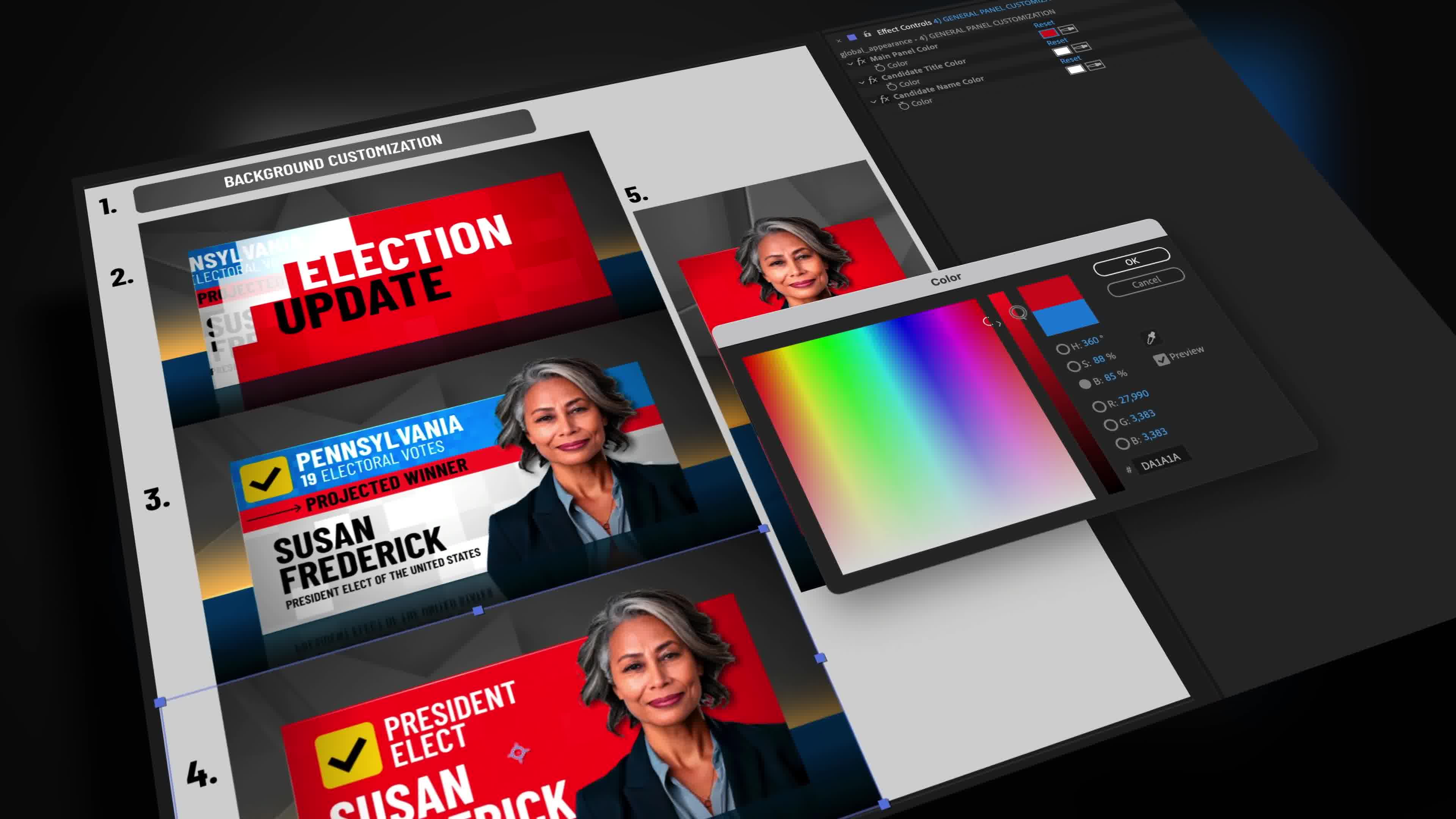 Projected Winner Election Kit Videohive 55152078 After Effects Image 10