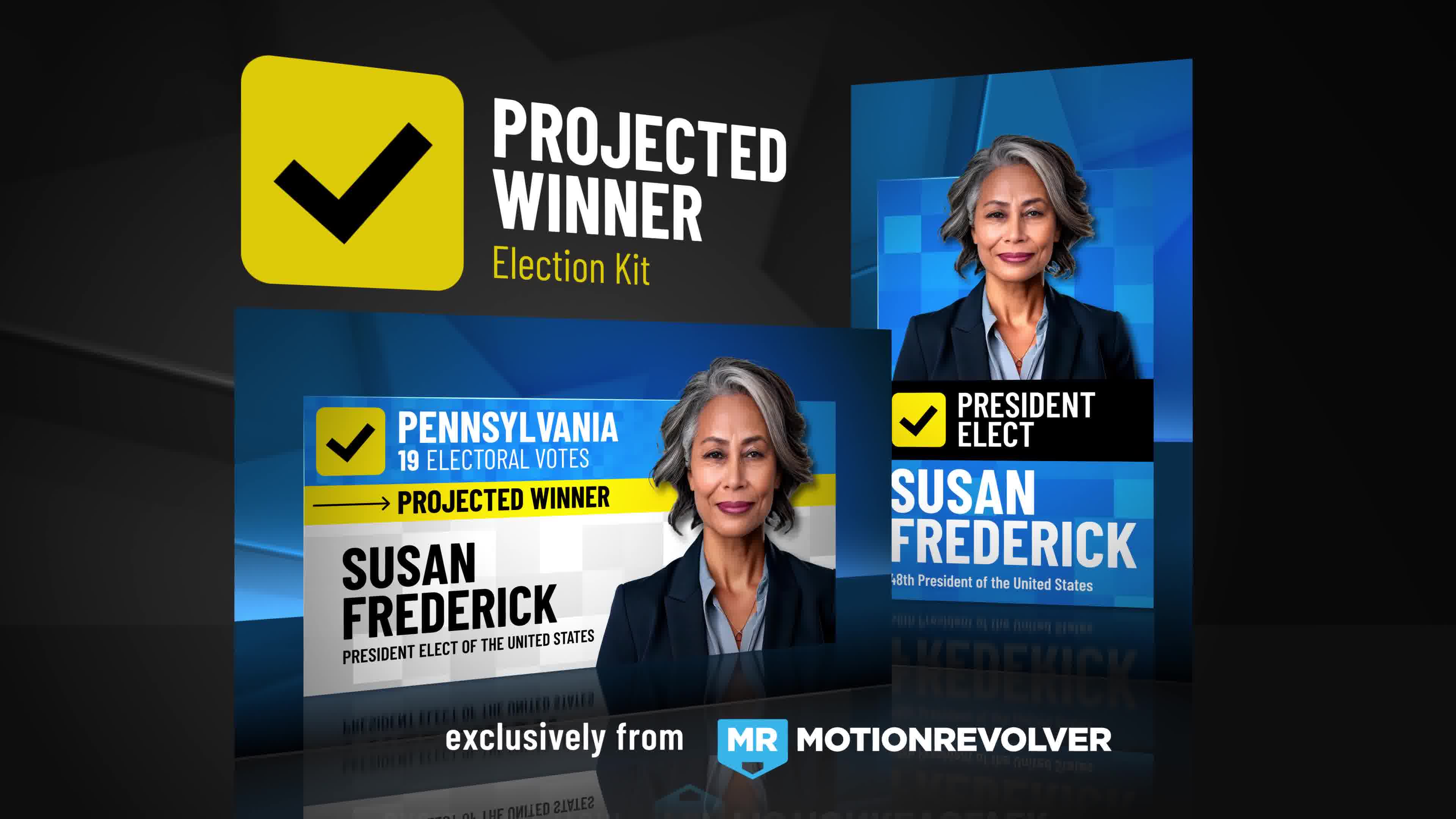 Projected Winner Election Kit Videohive 55152078 After Effects Image 12