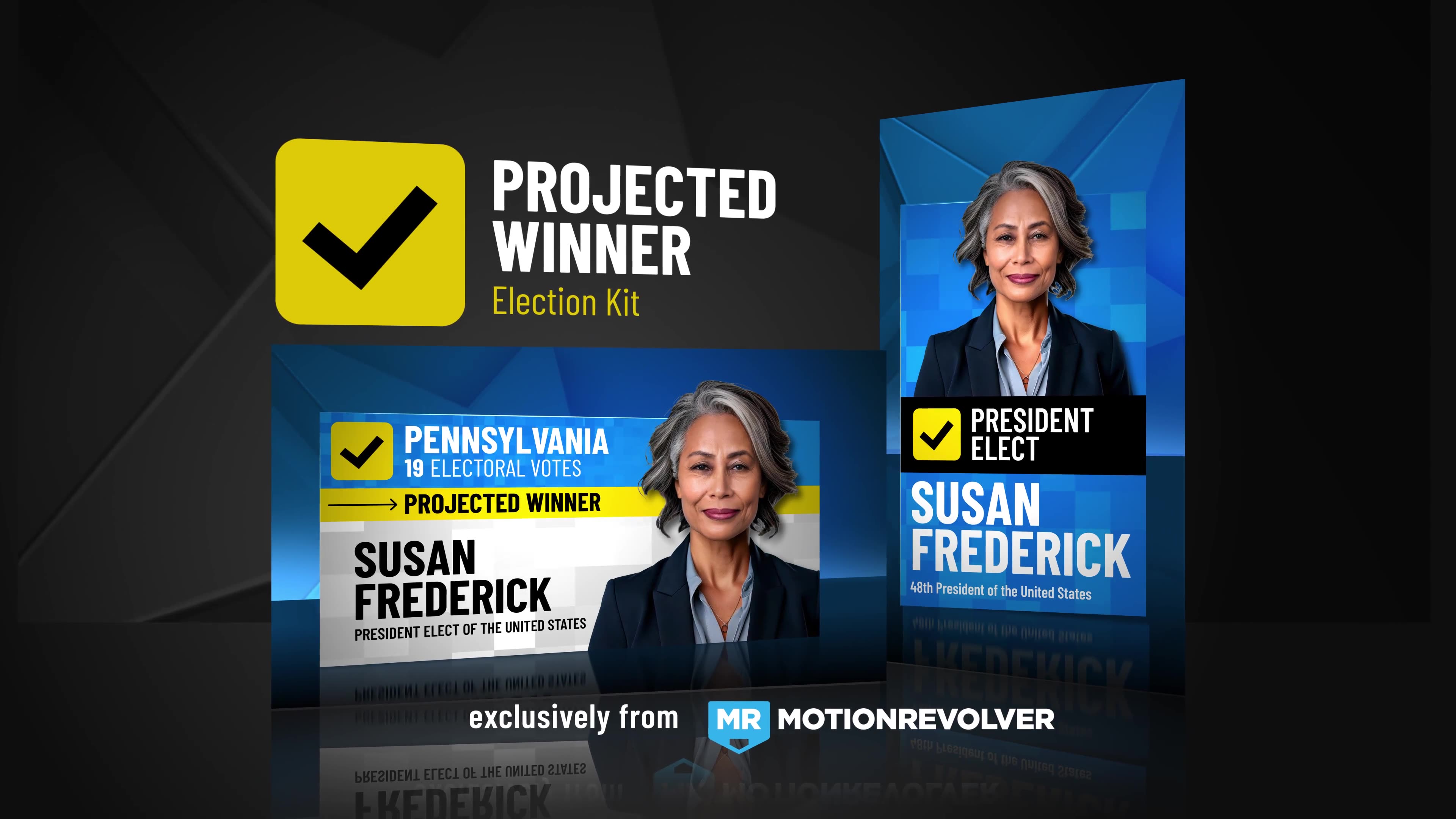 Projected Winner Election Kit Videohive 55152078 After Effects Image 3