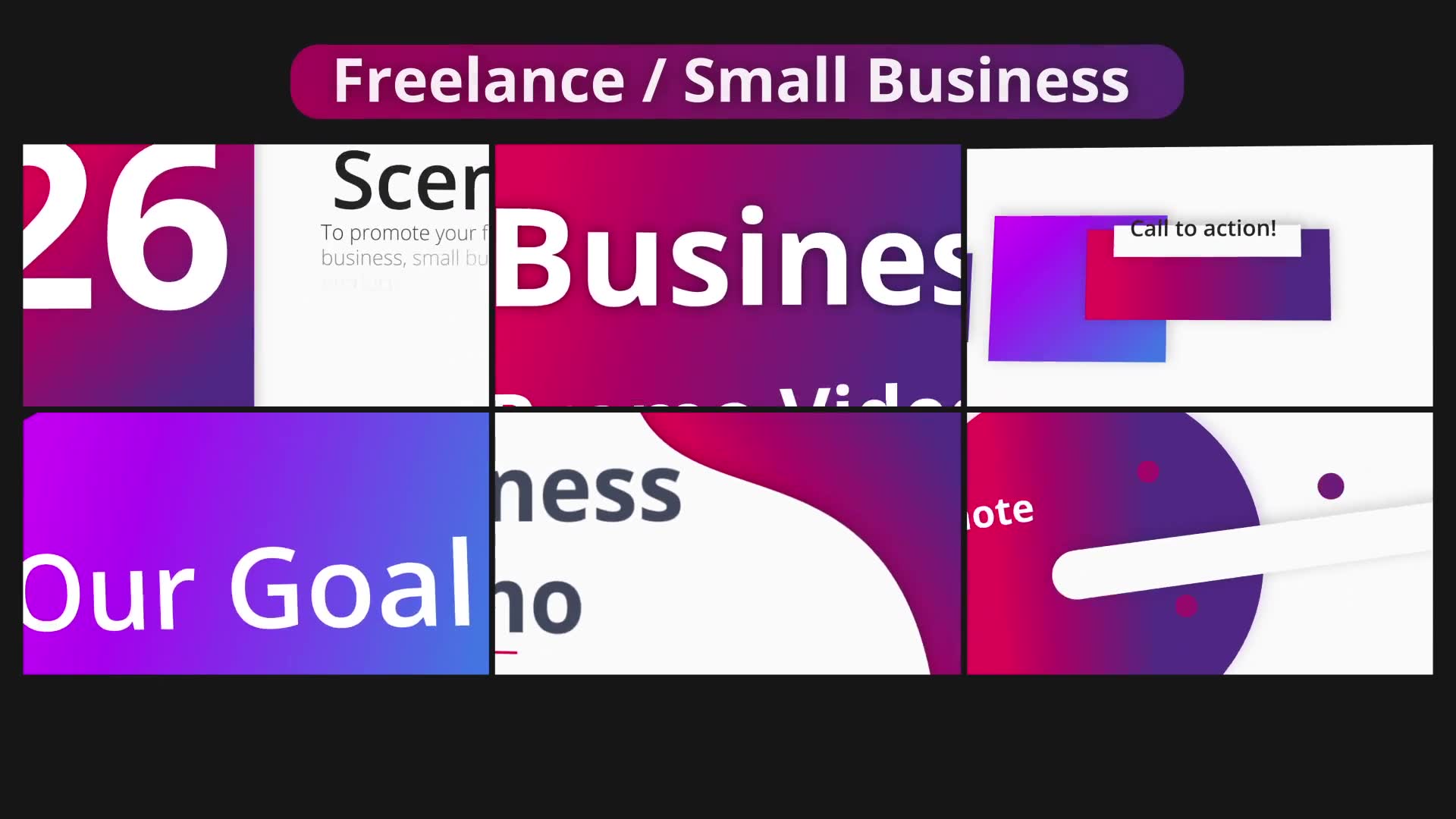 Promo Video: Freelance | Small Business | Product Videohive 22095774 After Effects Image 2