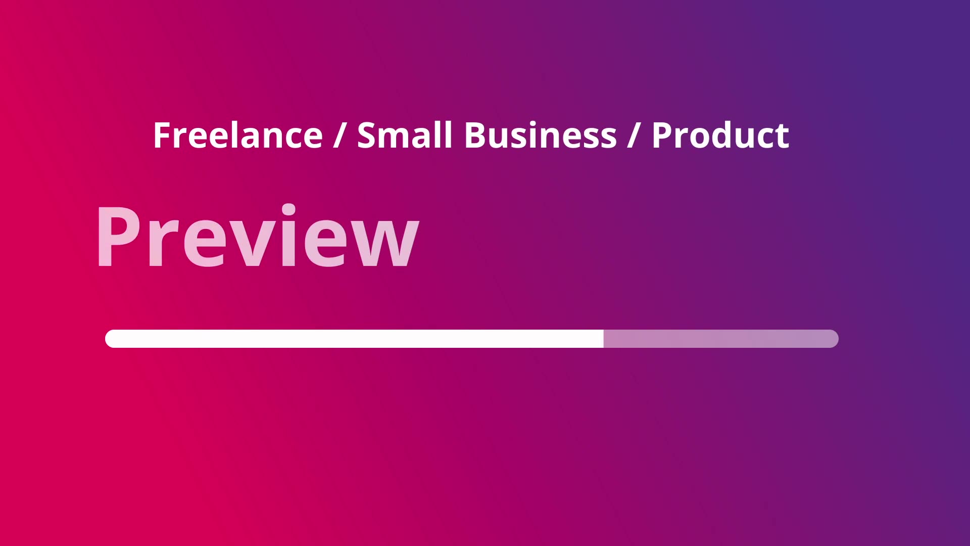 Promo Video: Freelance | Small Business | Product Videohive 22095774 After Effects Image 3