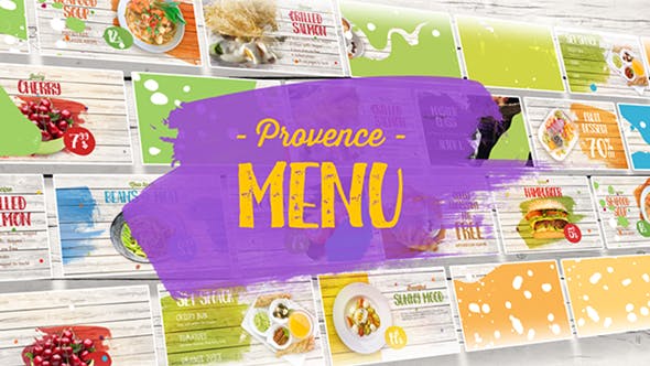 Provence Menu - Download 21466284 Videohive