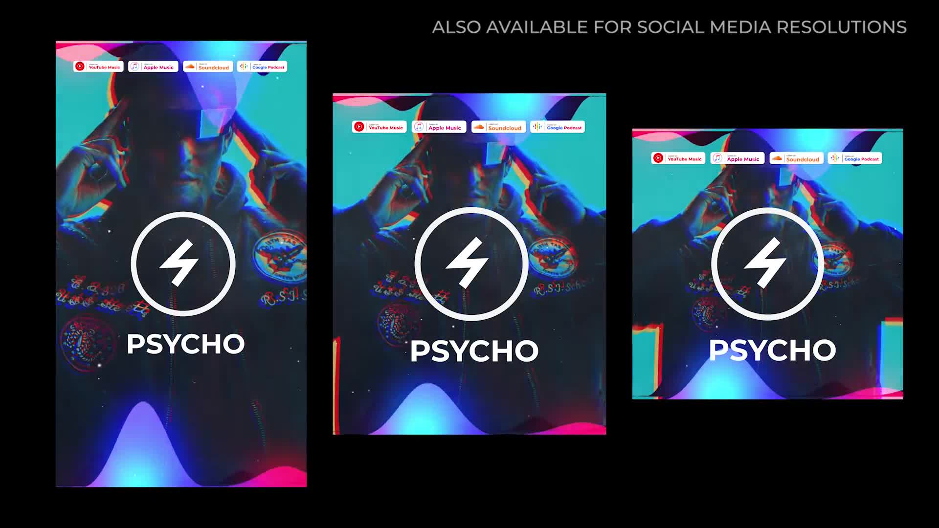 Psycho Music Visualizer Videohive 34310037 After Effects Image 1