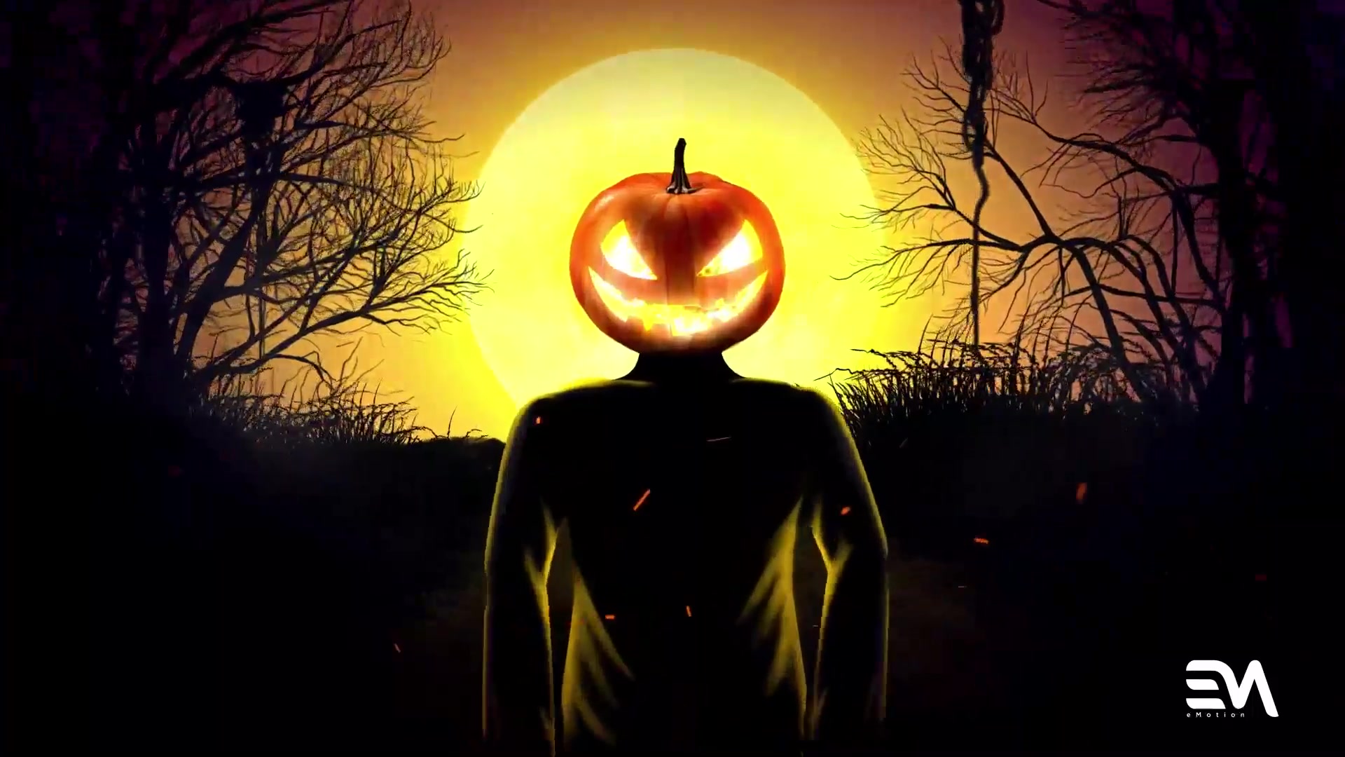 Pumpkin Head Halloween Intro Videohive 34061963 After Effects Image 3