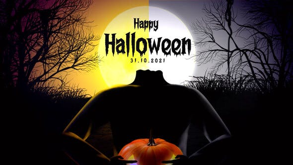 Pumpkin Head Halloween Intro - Download 34061963 Videohive