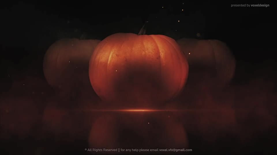 Pumpkin Helloween Logo Opener Videohive 33705114 After Effects Image 1