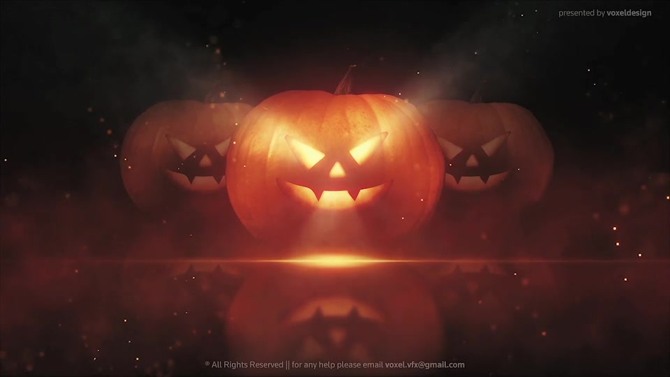Pumpkin Helloween Logo Opener Videohive 33705114 After Effects Image 2