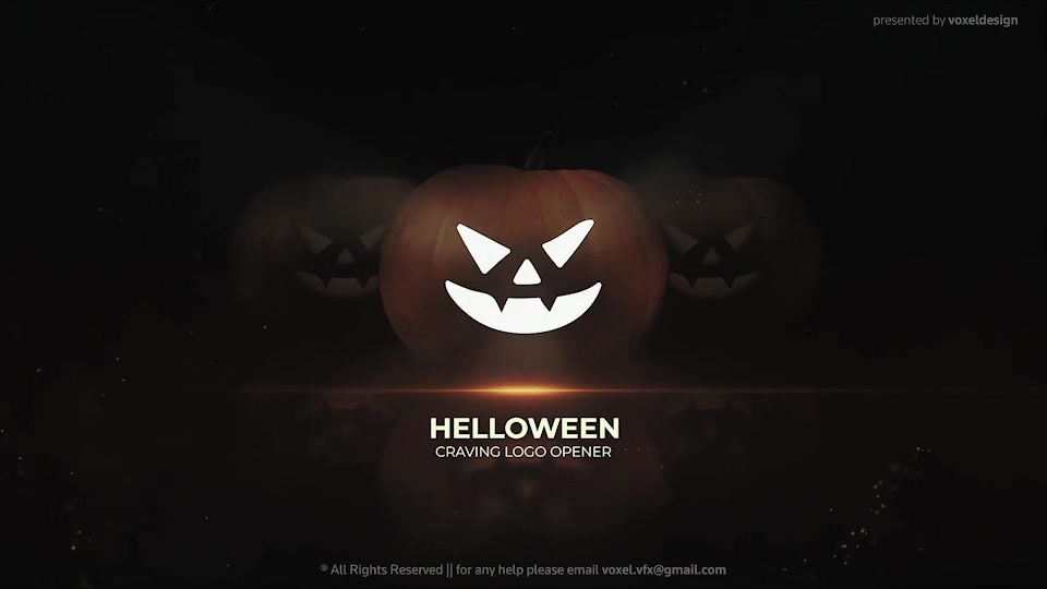 Pumpkin Helloween Logo Opener Videohive 33705114 After Effects Image 5