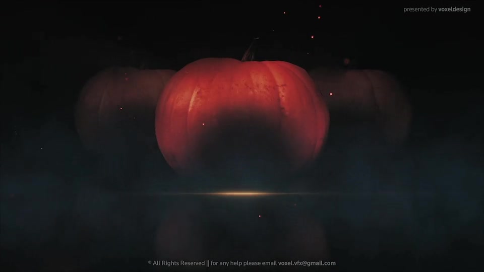 Pumpkin Helloween Logo Opener Videohive 33705114 After Effects Image 6