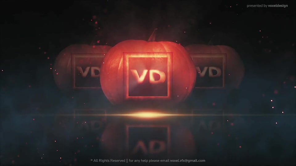 Pumpkin Helloween Logo Opener Videohive 33705114 After Effects Image 7