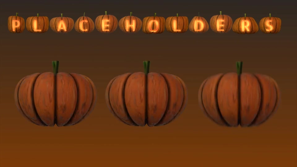 Pumpkin Letters Text Pack Videohive 20740602 After Effects Image 10