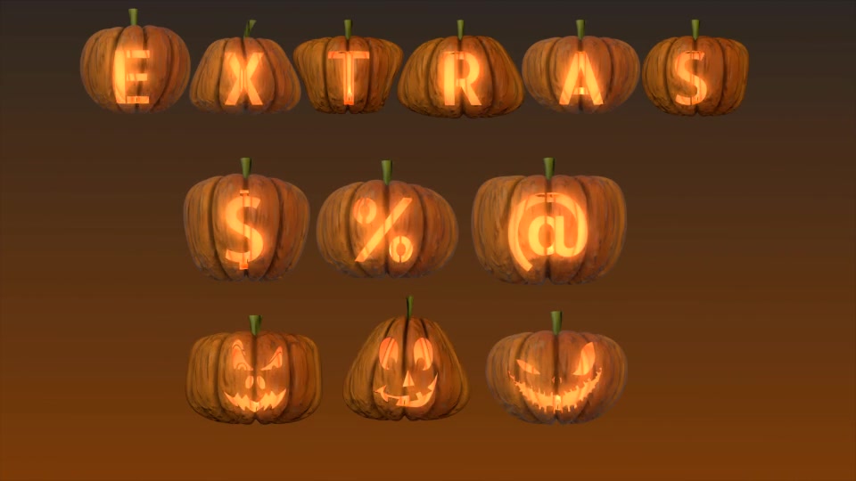 Pumpkin Letters Text Pack Videohive 20740602 After Effects Image 11