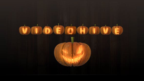 Pumpkin Letters Text Pack - 20740602 Videohive Download