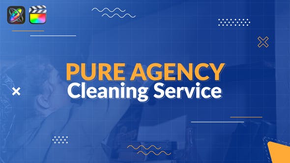 Pure Agency Cleaning Service Slideshow | Apple Motion & FCPX - Download Videohive 35475395