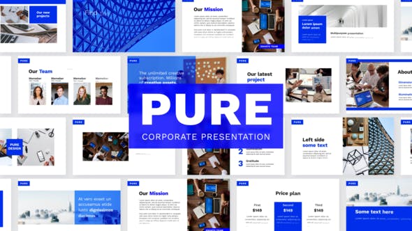 Pure | Corporate Presentation Slides - Download 31935430 Videohive