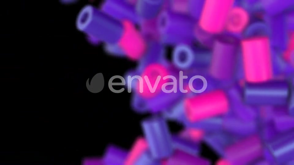 Purple Cylinders Transitions - Download Videohive 21796065
