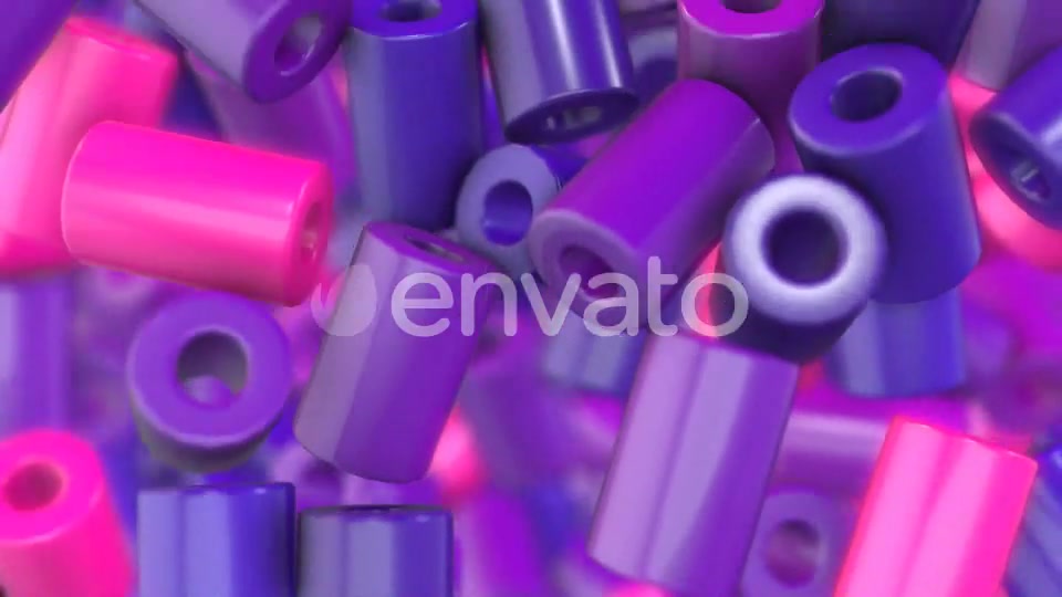 Purple Cylinders Transitions - Download Videohive 21796065