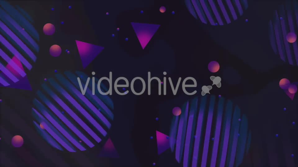 Purple Geometric Shapes Background - Download Videohive 20561302
