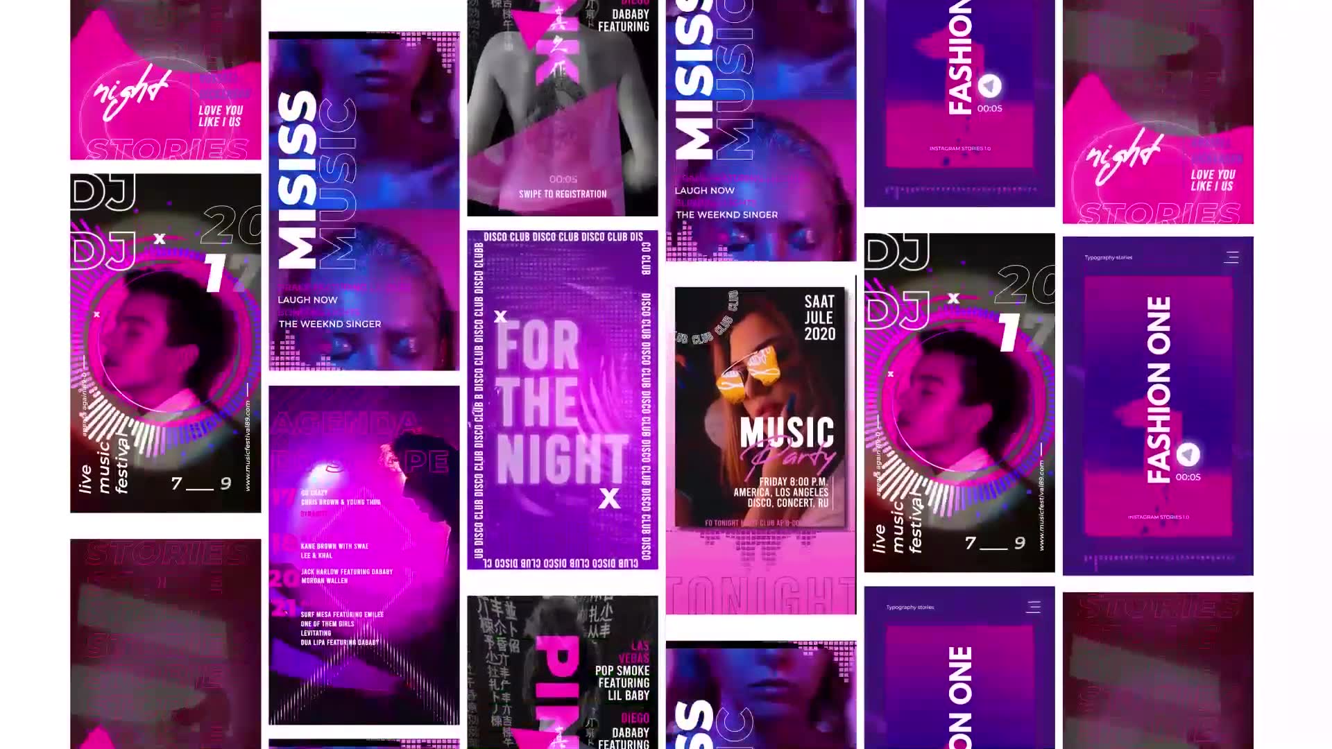 Purple Stories Instagram Videohive 29443542 After Effects Image 3