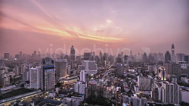 Purple Sunset Over Hazy City Timelapse HDR  Videohive 3209666 Stock Footage Image 3