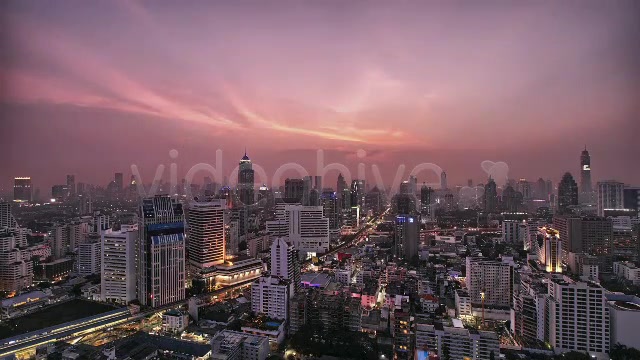 Purple Sunset Over Hazy City Timelapse HDR  Videohive 3209666 Stock Footage Image 6
