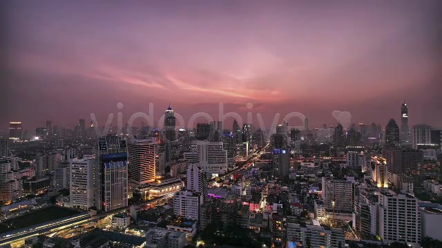 Purple Sunset Over Hazy City Timelapse HDR  Videohive 3209666 Stock Footage Image 7