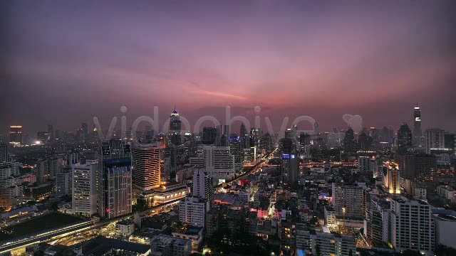 Purple Sunset Over Hazy City Timelapse HDR  Videohive 3209666 Stock Footage Image 8