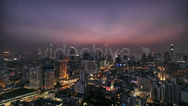 Purple Sunset Over Hazy City Timelapse HDR  Videohive 3209666 Stock Footage Image 9