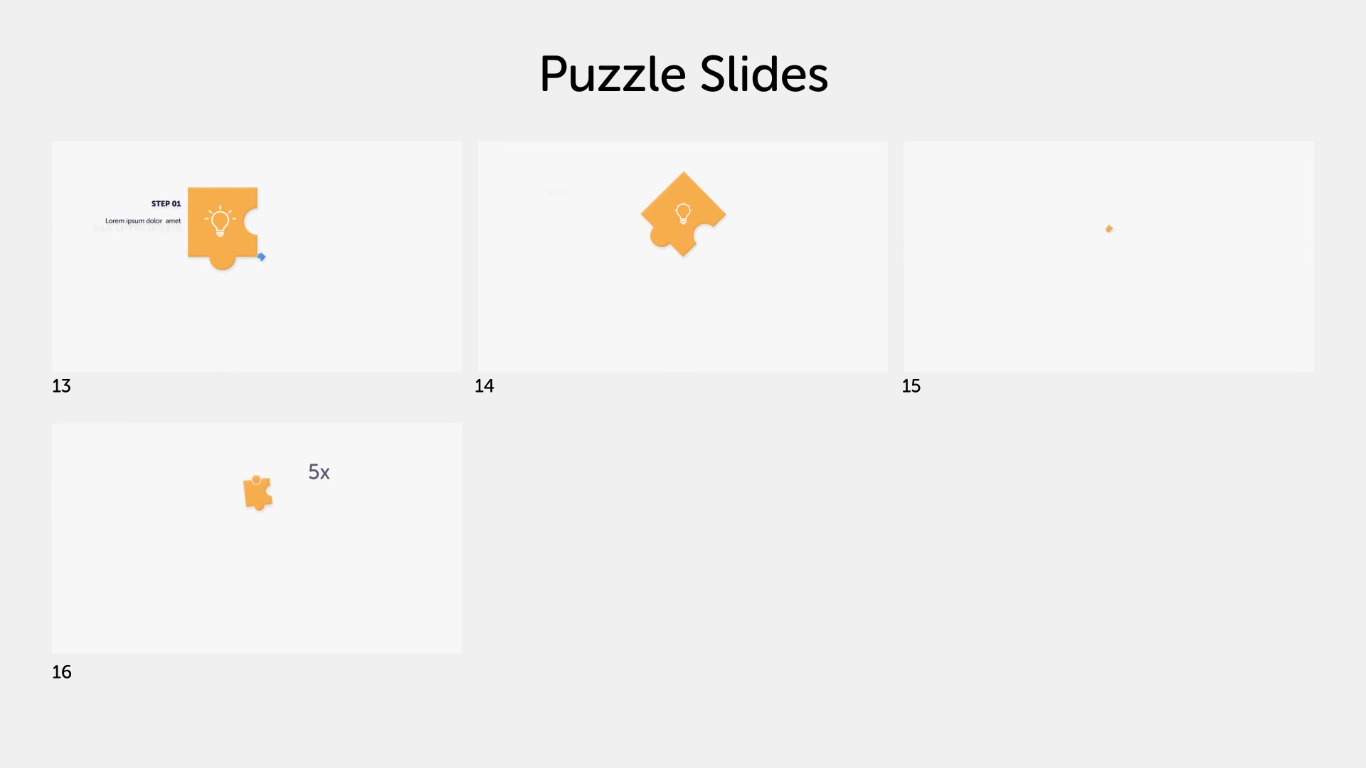Puzzle Infographic Slides Videohive 35961915 After Effects Image 8