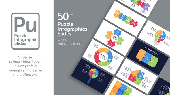 Puzzle Infographic Slides - Videohive Download 35961915
