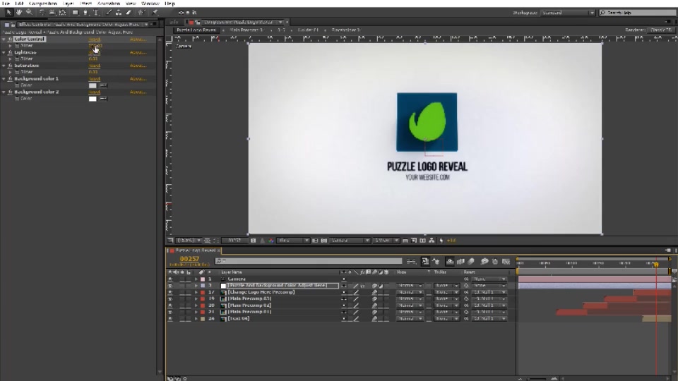 Puzzle Logo Reveal Videohive 25103722 After Effects Image 7