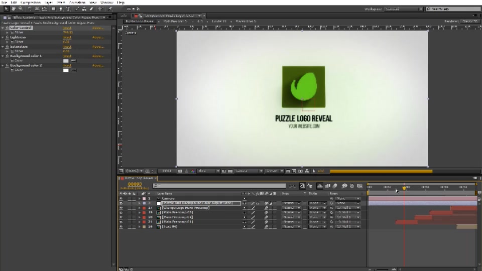 Puzzle Logo Reveal Videohive 25103722 After Effects Image 8