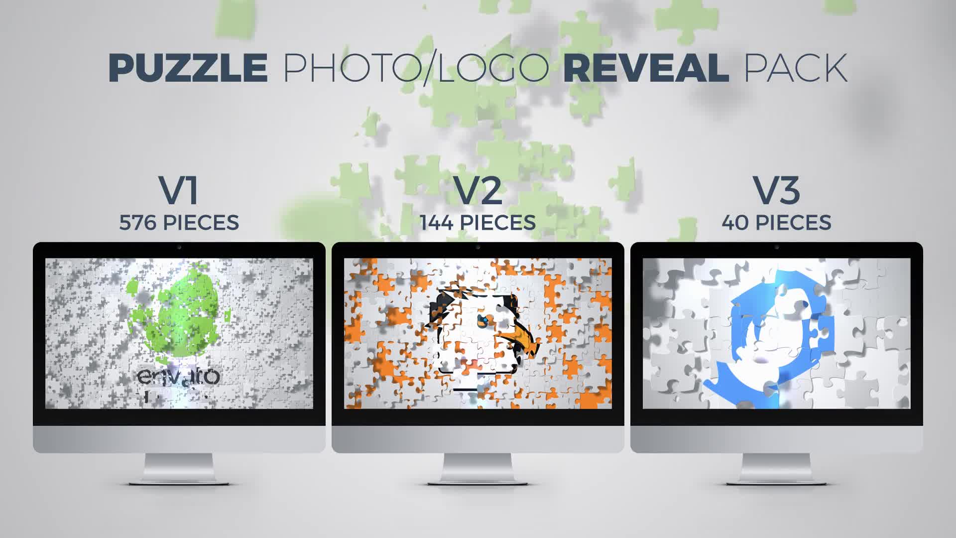 Puzzle Photo / Logo Reveal Pack Premiere Pro Mogrt Project Videohive 35909254 Premiere Pro Image 1