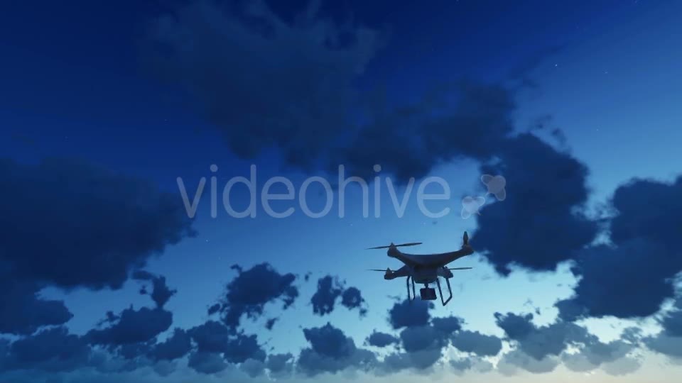 Quadcopter Drone Night - Download Videohive 19544515