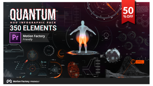 Quantum HUD and HiTech Elements for Premiere Pro - Download Videohive 21943555